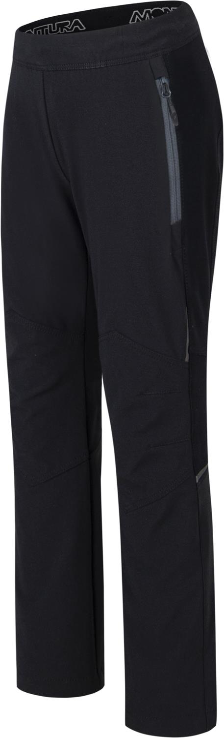 Montura - OUTLAND PANTS KIDS — BLACK/PIOMBO — Immagine 2