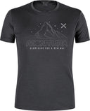 Montura - MERINO MOUNTAIN T-SHIRT — BLACK — Vista frontale 1