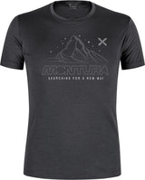 Montura - MERINO MOUNTAIN T-SHIRT — BLACK — Vista frontale 1