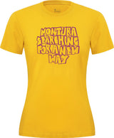 Montura - KNOTS T-SHIRT WOMAN — MUSTARD — Vista frontale 1