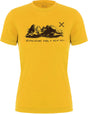 Montura - PEAKS MERINO T-SHIRT WOMAN — MUSTARD — Vista frontale 1