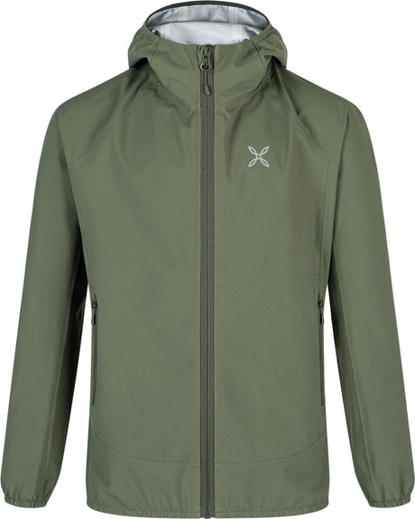 Montura - NORDIK HOODED JACKET KIDS — VERDE SALVIA — Vista frontale 1