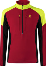Montura - FORCE ANORAK — ROSSO/GIALLO FLUO — Vista frontale 1