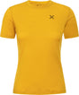 Montura - LOGO MERINO T-SHIRT WOMAN — MUSTARD — Vista frontale 1