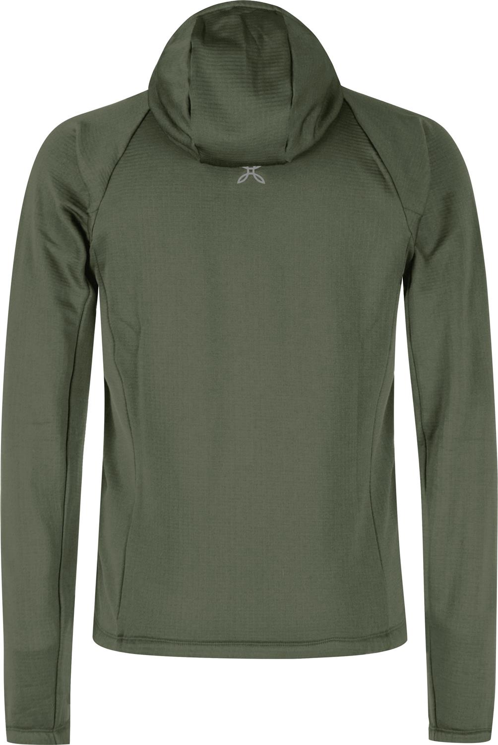 Montura - FADIS GRID HOODED MAGLIA — VERDE SALVIA — Vista posteriore 3