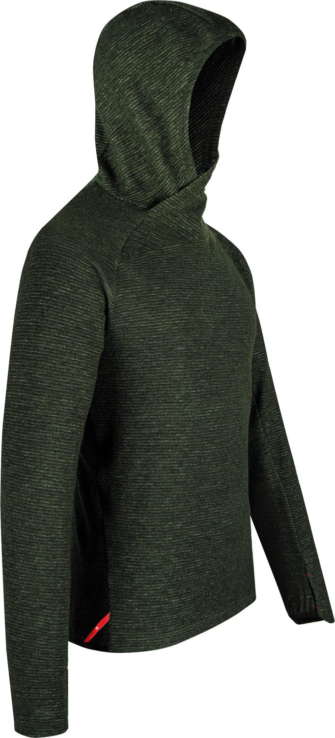 Montura - VERSANTE MERINO HOODED L/S TEE — VERDE SALVIA — Immagine 2