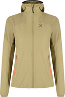 Montura - RISE HOODED JACKET WOMAN — DESERT BEIGE/MELON — Vista frontale 1