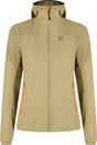 Montura - RISE HOODED JACKET WOMAN — DESERT BEIGE/MELON — Vista frontale 1