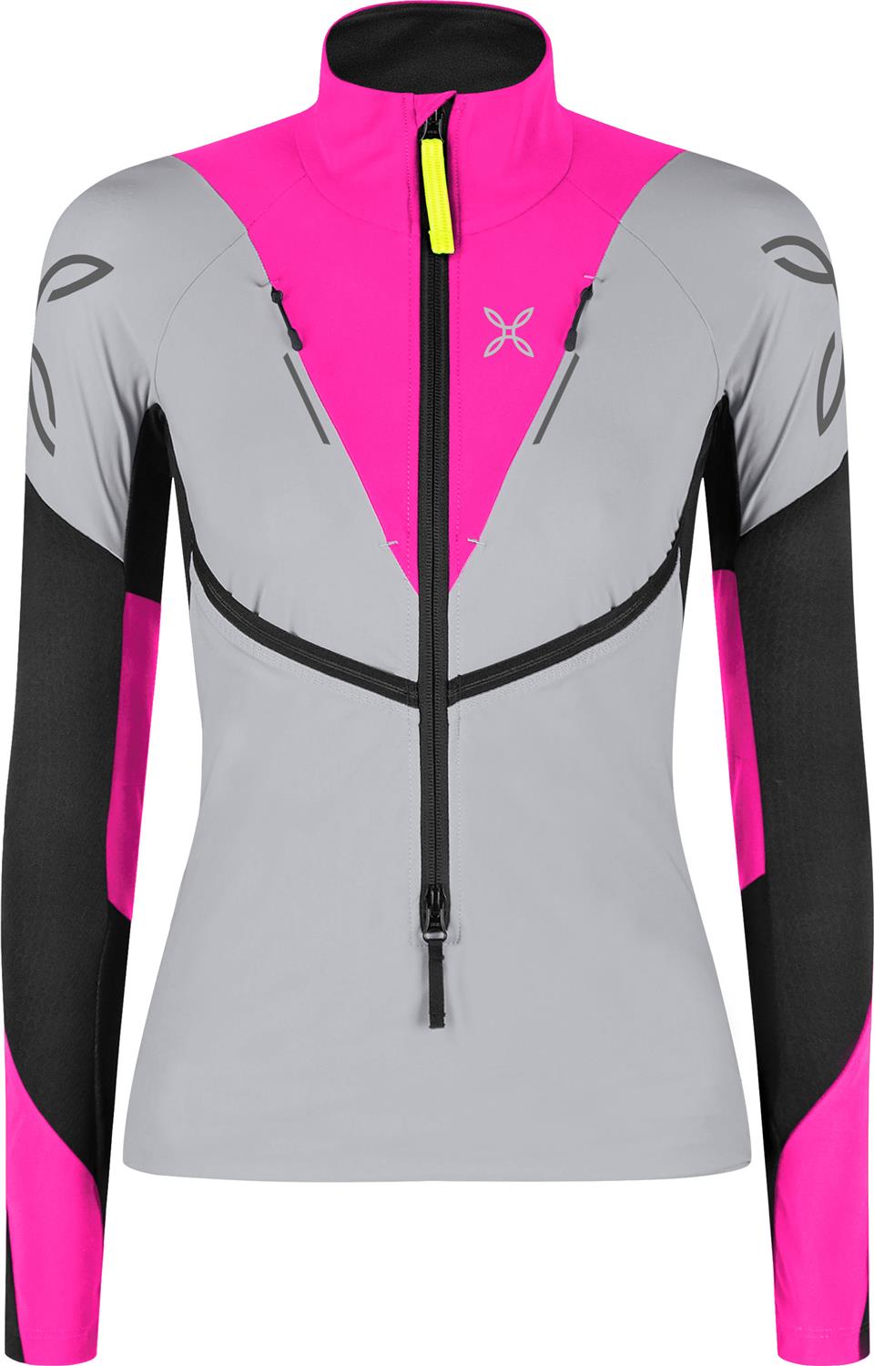 Montura - SLICK 2 MAGLIA WOMAN — QUIET GREY/INTENSE VIOLET — Vista frontale 1