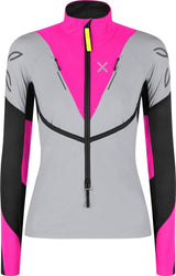 Montura - SLICK 2 MAGLIA WOMAN — QUIET GREY/INTENSE VIOLET — Vista frontale 1