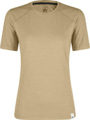 Montura - MERINO MIX T-SHIRT WOMAN — DESERT BEIGE — Vista frontale 1