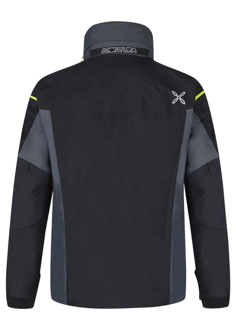 Montura - GARGANO 2.0 JACKET — PIOMBO/GIALLO FLUO — Vista posteriore 3