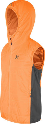 Montura - SPACE LIGHT HOODED VEST KIDS — MELON/PIOMBO — Immagine 2