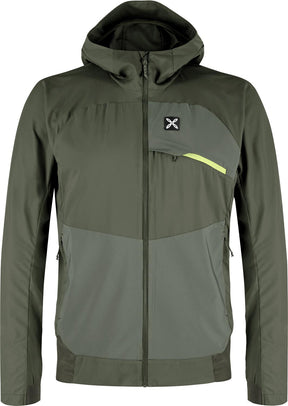 Montura - ALTAI HOODED JACKET — VERDE SALVIA/SUNNY LIME — Vista frontale 1