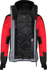 Montura - SKISKY EVO HOODED JACKET — MID GREY/POWER RED — Immagine 4
