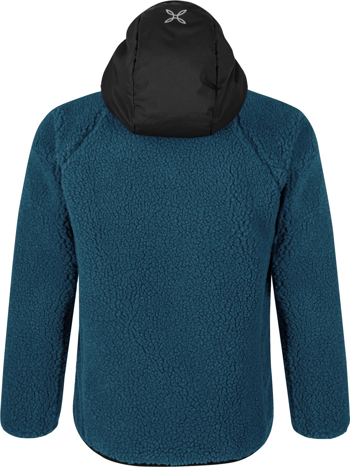 Montura - SHERPA HYBRID JACKET KIDS — STEEL BLUE — Vista posteriore 3