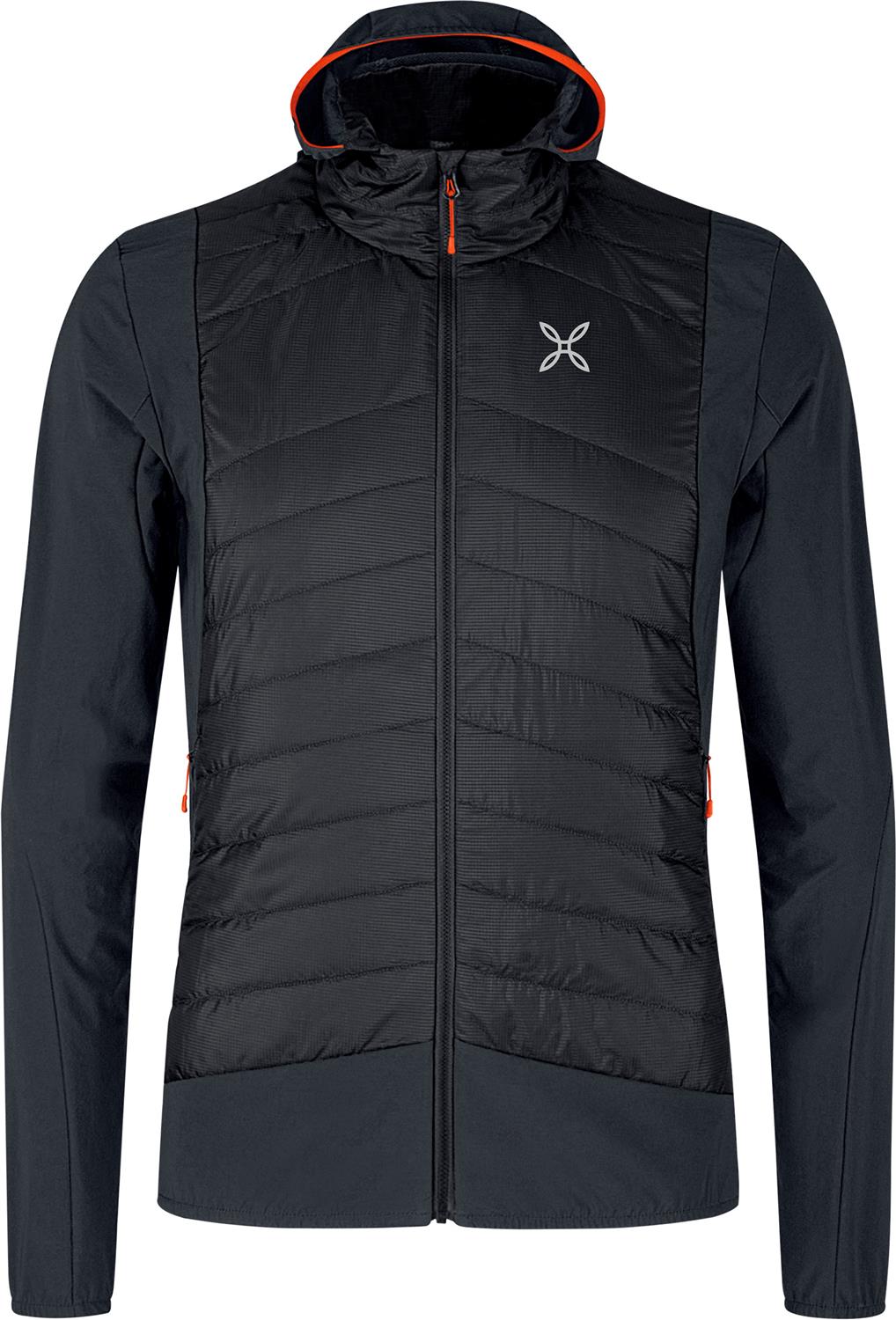 Montura - TRACE HYBRID JACKET — ANTRACITE/ORANGE — Vista frontale 1
