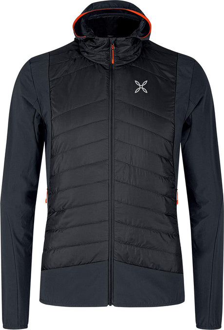 Montura - TRACE HYBRID JACKET — ANTRACITE/ORANGE — Vista frontale 1