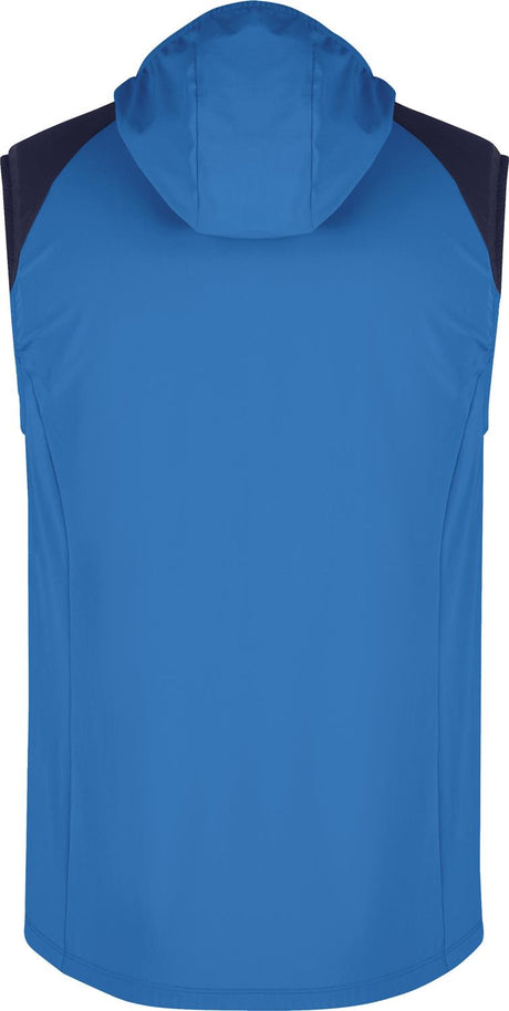 Montura - RISE HOODED VEST — B.BLUE/GRAPHITE BLUE — Vista posteriore 3