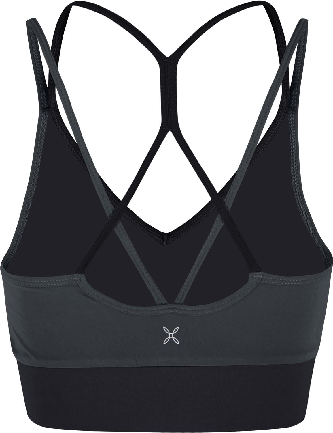 Montura - CRIMP CROSS BRA WOMAN — BLACK/PIOMBO — Vista posteriore 2