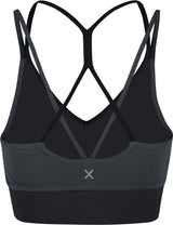 Montura - CRIMP CROSS BRA WOMAN — BLACK/PIOMBO — Vista posteriore 2