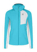 Montura - PEAK JACKET WOMAN — TURQUOISE/ QUIET GREY — Vista frontale 1