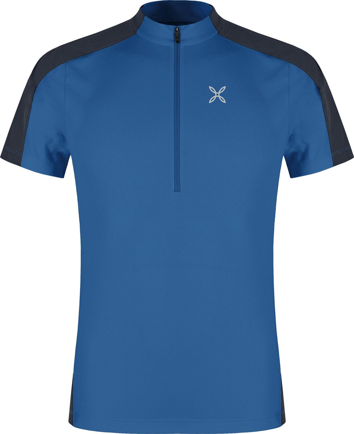 Montura - HADE ZIP T-SHIRT — B.BLUE/GRAPHITE BLUE — Vista frontale 1