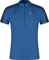 Montura - HADE ZIP T-SHIRT — B.BLUE/GRAPHITE BLUE — Vista frontale 1