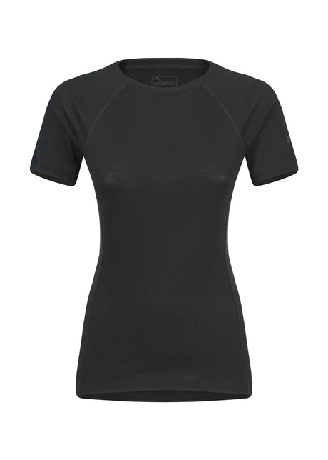 Montura - MERINO CONCEPT T-SHIRT WOMAN — BLACK — Vista frontale 1