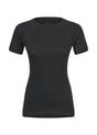 Montura - MERINO CONCEPT T-SHIRT WOMAN — BLACK — Vista frontale 1