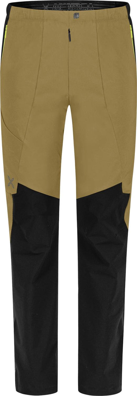 Montura - ROCKY 2 PANTS — DESERT BEIGE/SUNNY LIME — Vista frontale 1
