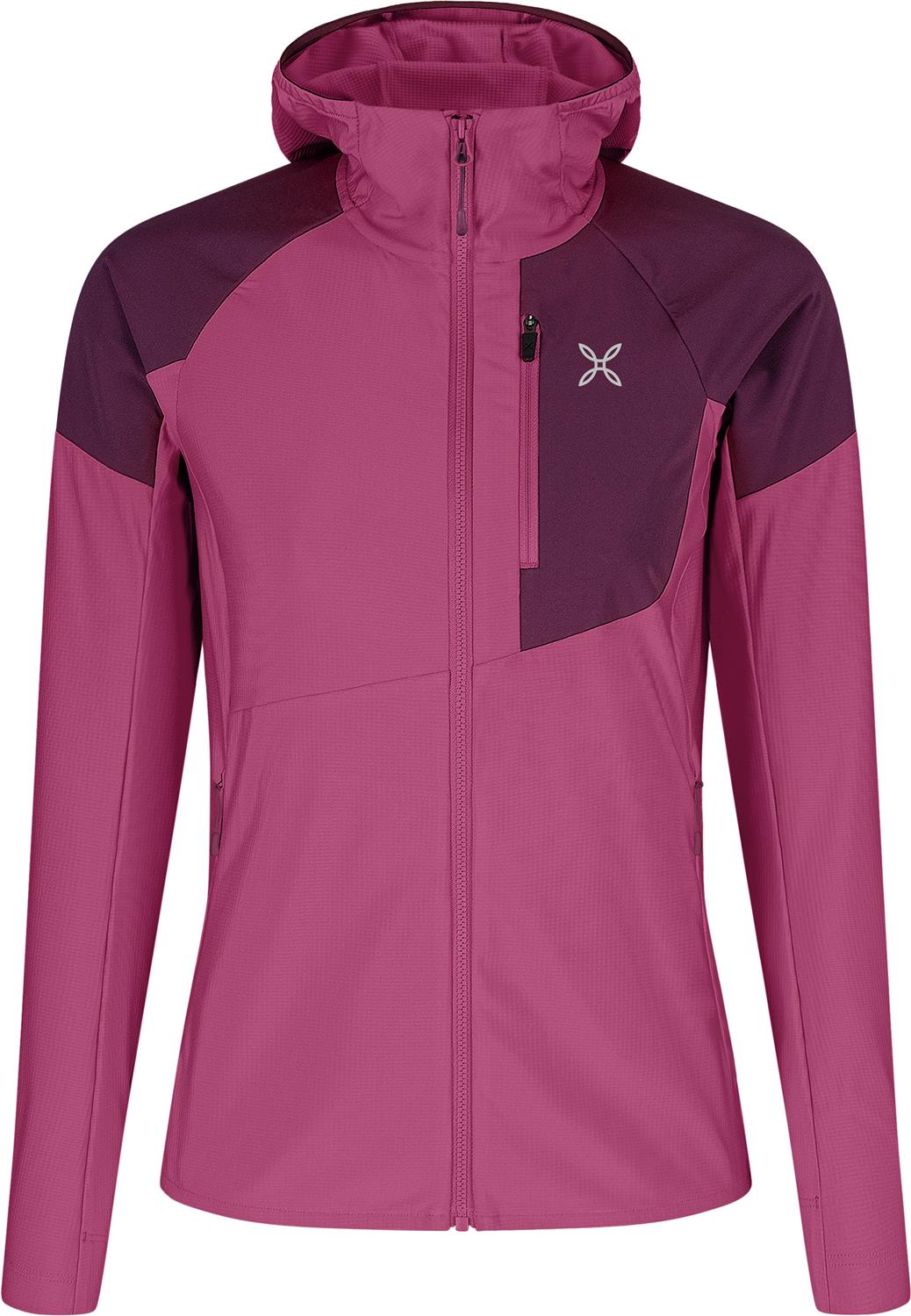 Montura - SPITZE HOODED MAGLIA WOMAN — BATON ROUGE/VINACCIA — Vista frontale 1