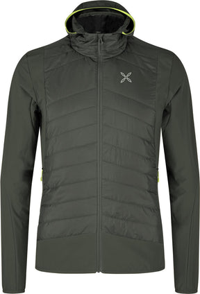 Montura - TRACE HYBRID JACKET — VERDE SALVIA/VERDE LIME — Vista frontale 1