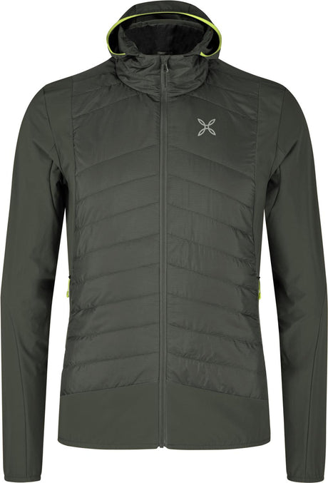 Montura - TRACE HYBRID JACKET — VERDE SALVIA/VERDE LIME — Vista frontale 1