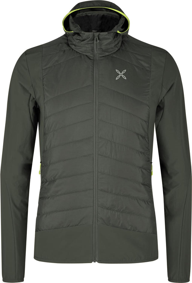 Montura - TRACE HYBRID JACKET — VERDE SALVIA/VERDE LIME — Vista frontale 1