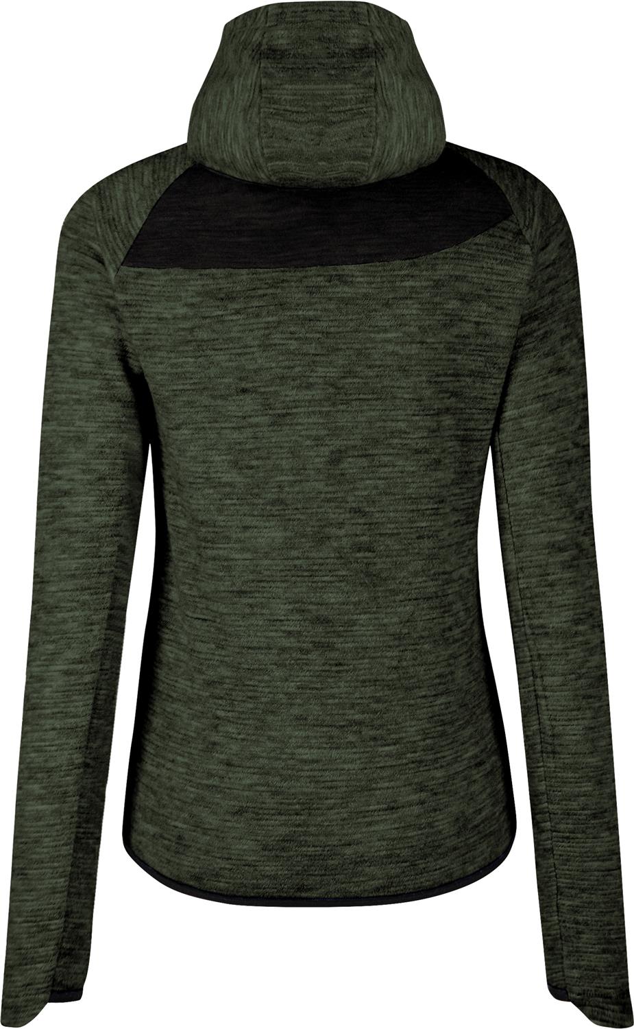 Montura - VERSANTE MERINO HOOD.L/S TEE W — VERDE SALVIA — Vista posteriore 3