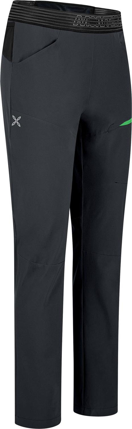 Montura - RISE PANTS — ANTRACITE/VIBE GREEN — Immagine 2