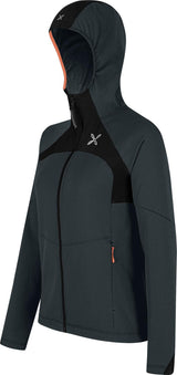 Montura - VERTIGO OCTA HOODED MAGLIA WOM — TOWER GREY/MELON — Immagine 2