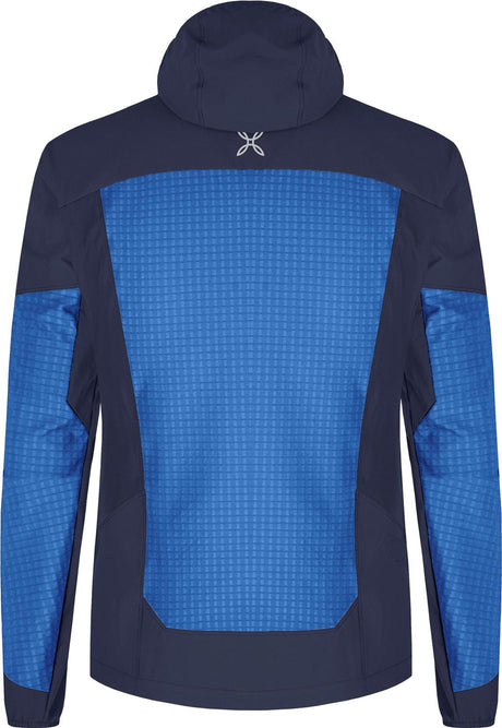 Montura - SEED HOODED JACKET — B.BLUE/GRAPHITE BLUE — Vista posteriore 3
