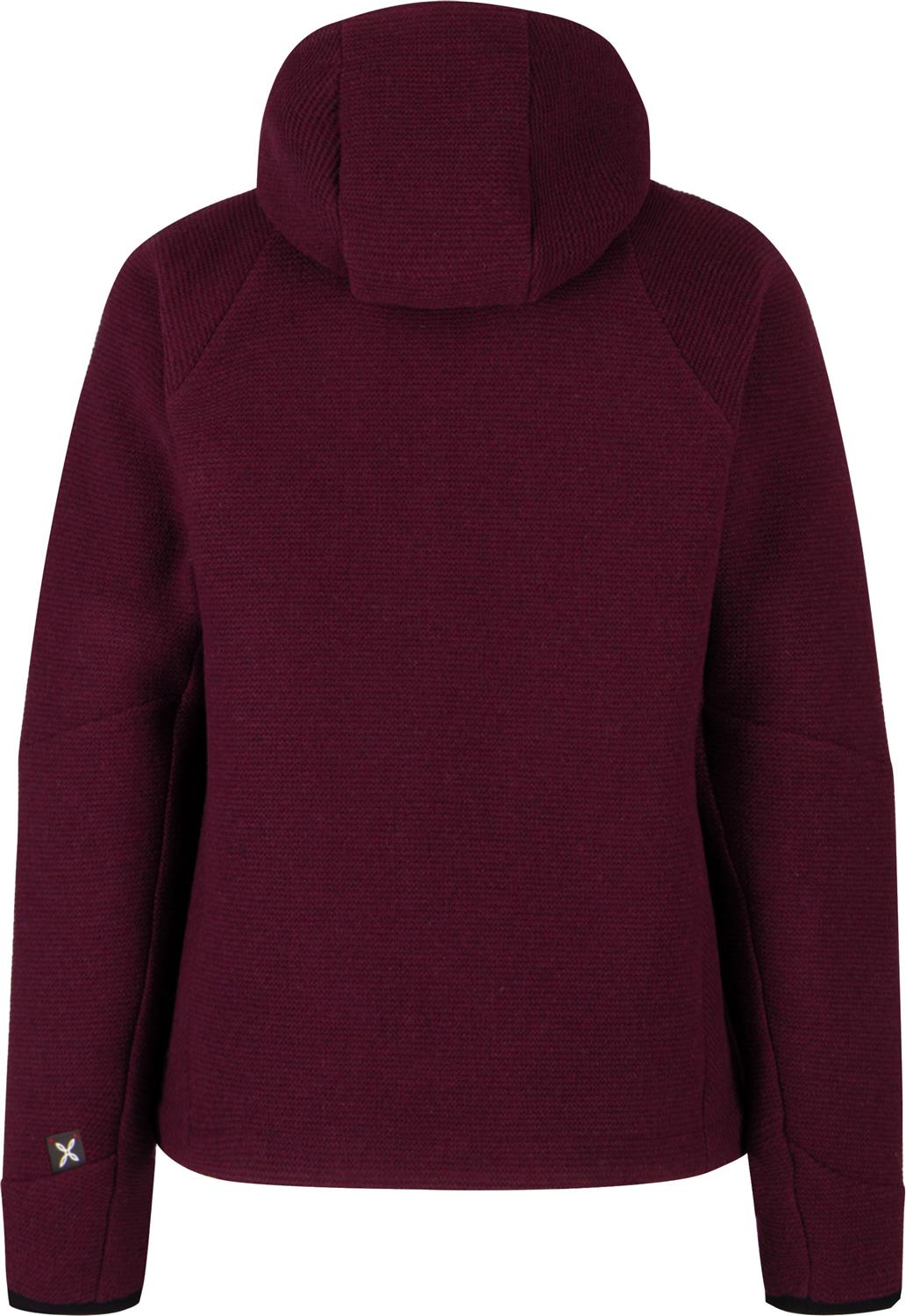 Montura - ESSENCE WOOL JACKET WOMAN — WINDSOR WINE — Vista posteriore 3