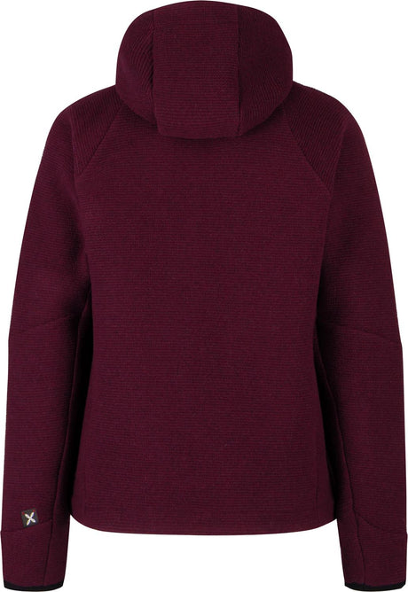 Montura - ESSENCE WOOL JACKET WOMAN — WINDSOR WINE — Vista posteriore 3