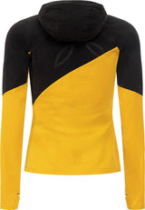 Montura - FREE EVO HOODED MAGLIA WOMAN — MUSTARD — Vista posteriore 3