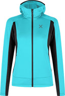 Montura - PULSE HOODED MAGLIA WOMAN — TURQUOISE — Vista frontale 1