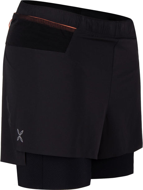 Montura - SHADOW 2 SHORTS WOMAN — ARDESIA/MELON — Immagine 2