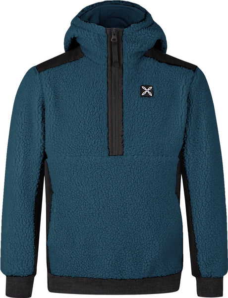 Montura - SHERPA HALF ZIP MAGLIA KIDS — STEEL BLUE — Vista frontale 1