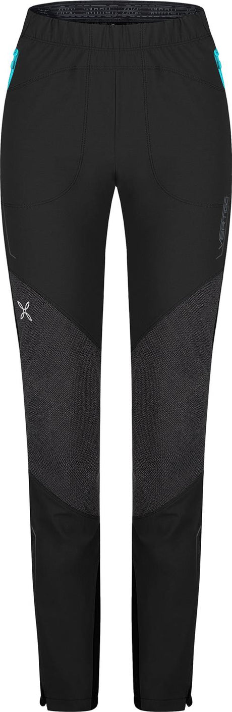 Montura - VERTIGO 2 PANTS WOMAN — BLACK/TURQUOISE (90730) — Vista frontale 1