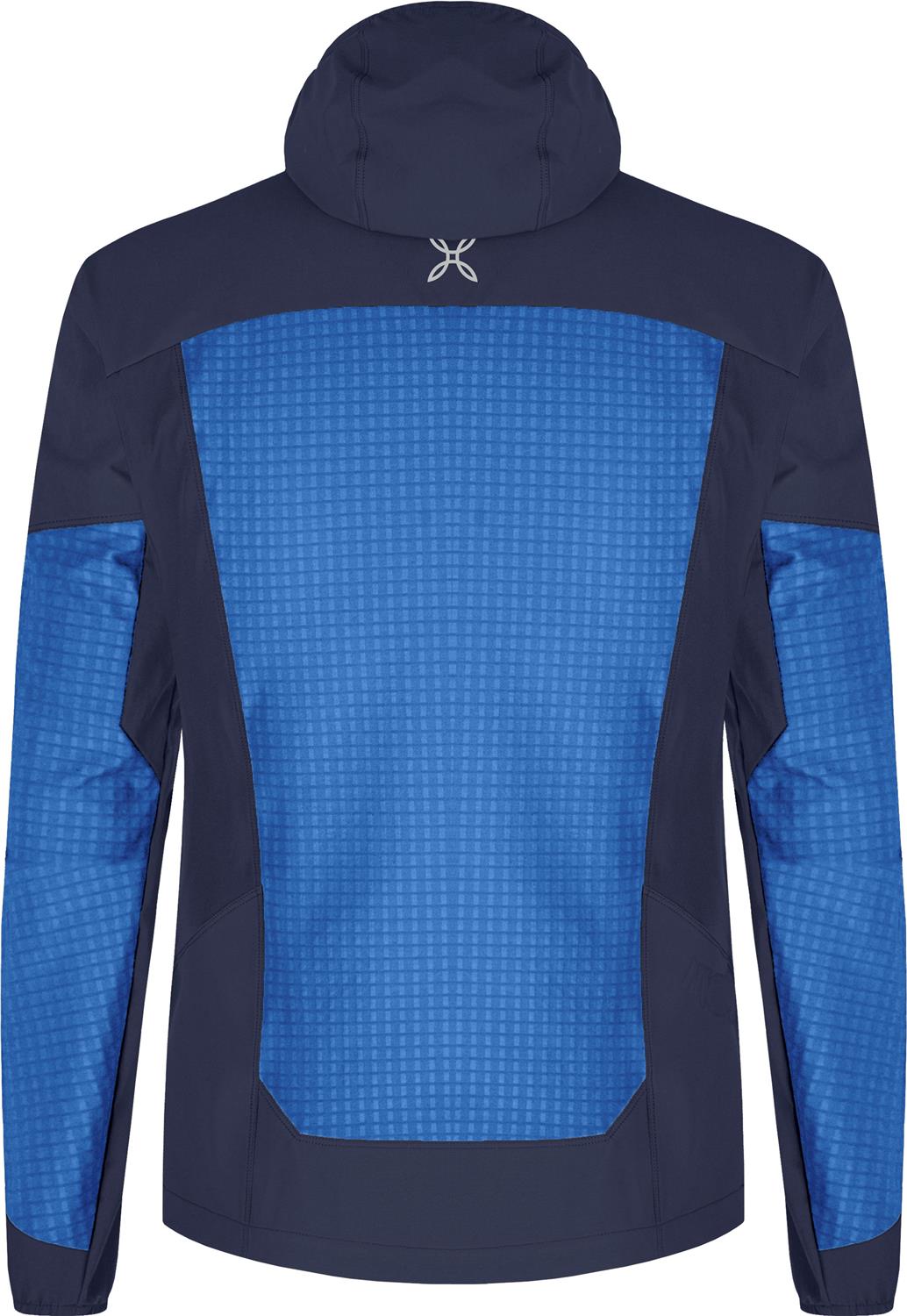 Montura - SEED HOODED JACKET — B.BLUE/GRAPHITE BLUE — Vista posteriore 3