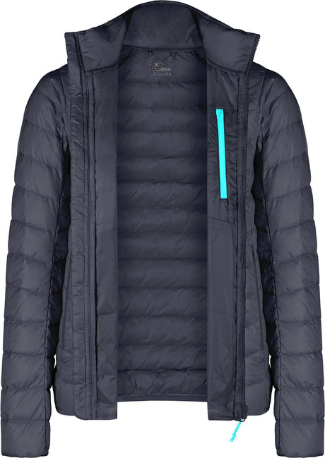 Montura - BREEZE DUVET JACKET WOMAN — GRAPHITE BLUE/TURQUOISE — Immagine 4