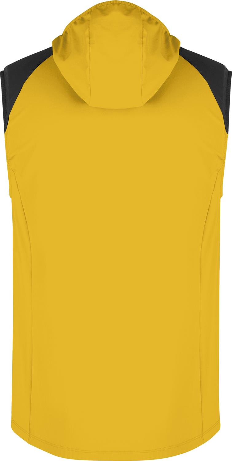 Montura - RISE HOODED VEST — MUSTARD — Vista posteriore 3