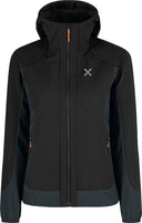 Montura - DOLOMITI WIND HOODED JACKET W. — BLACK/MELON — Vista frontale 1